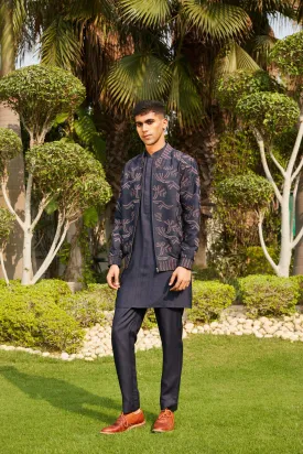 Nur Bomber Jacket & Kurta Set