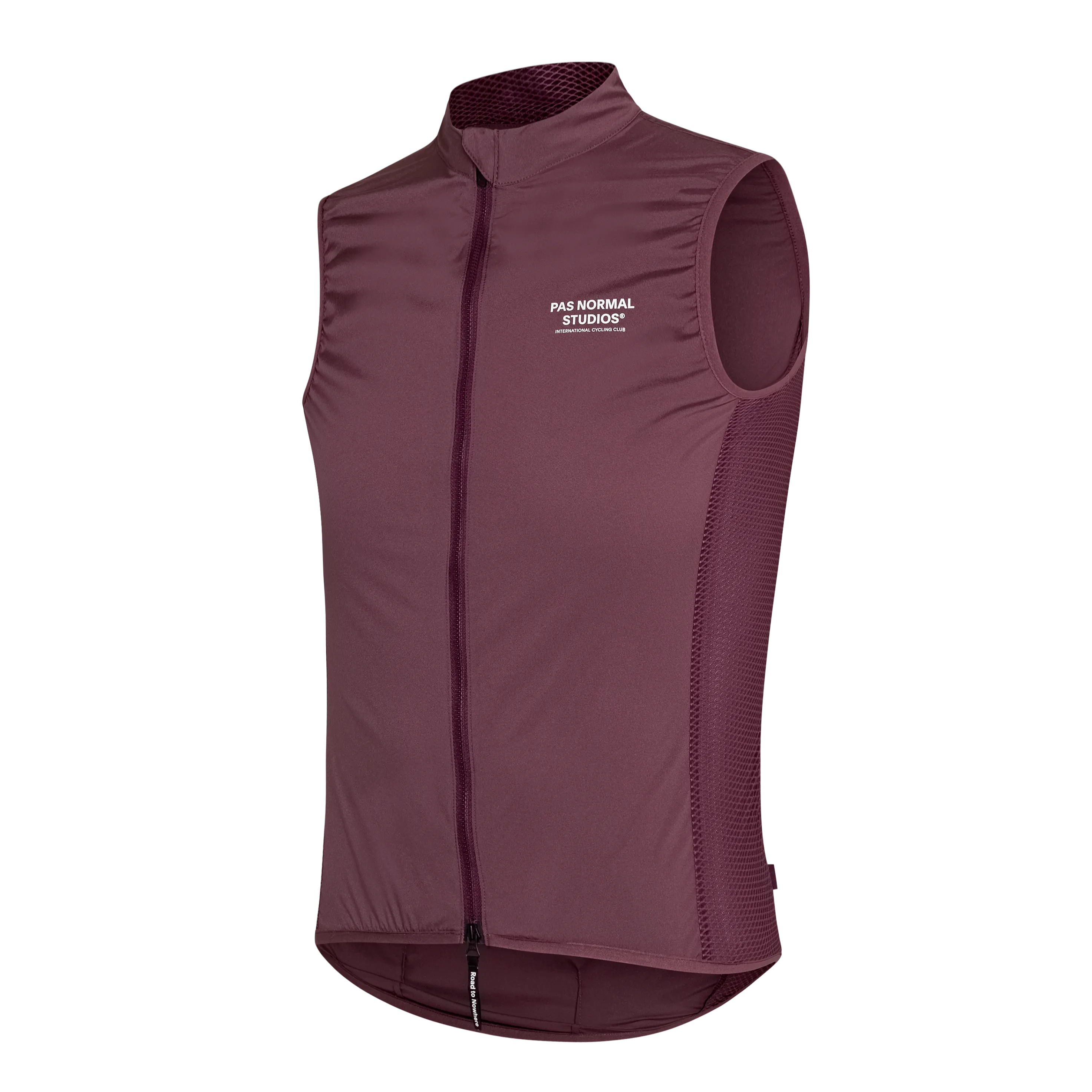 PNS Mechanism Men's Stow Away Gilet Light Burgundy