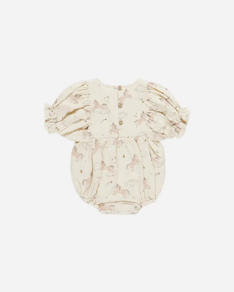 Quincy Mae - Cosette Romper (Unicorn)