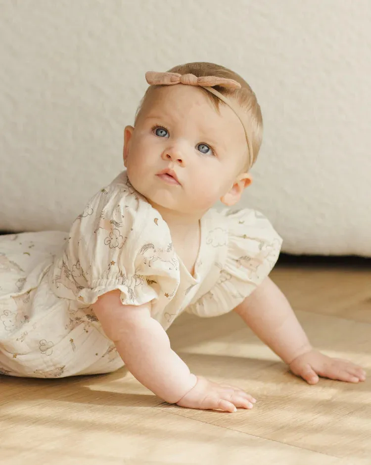 Quincy Mae - Cosette Romper (Unicorn)