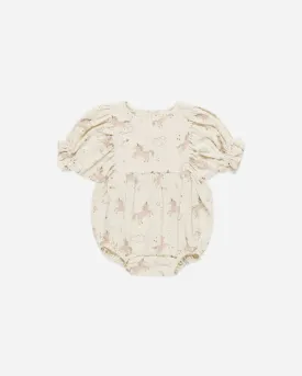 Quincy Mae - Cosette Romper (Unicorn)