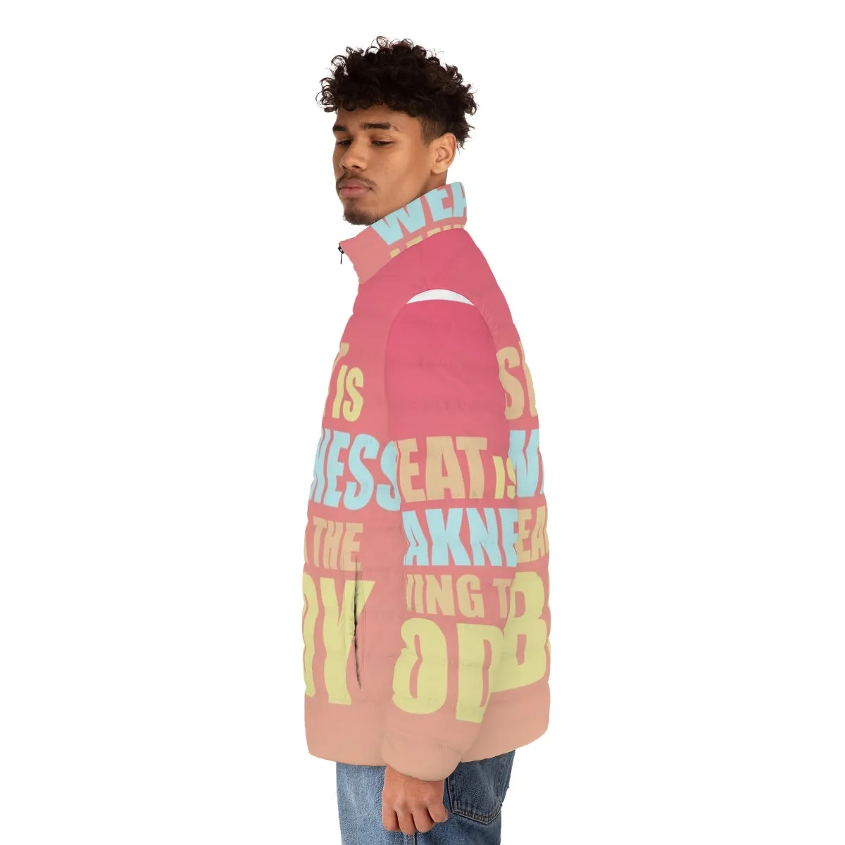 "Sweat-Proof Puffer Jacket: Conquer Fitness Like a 'Space Force' General"