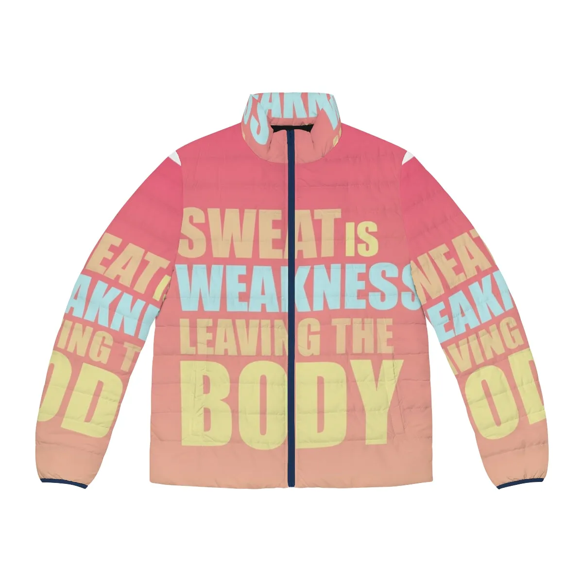 "Sweat-Proof Puffer Jacket: Conquer Fitness Like a 'Space Force' General"