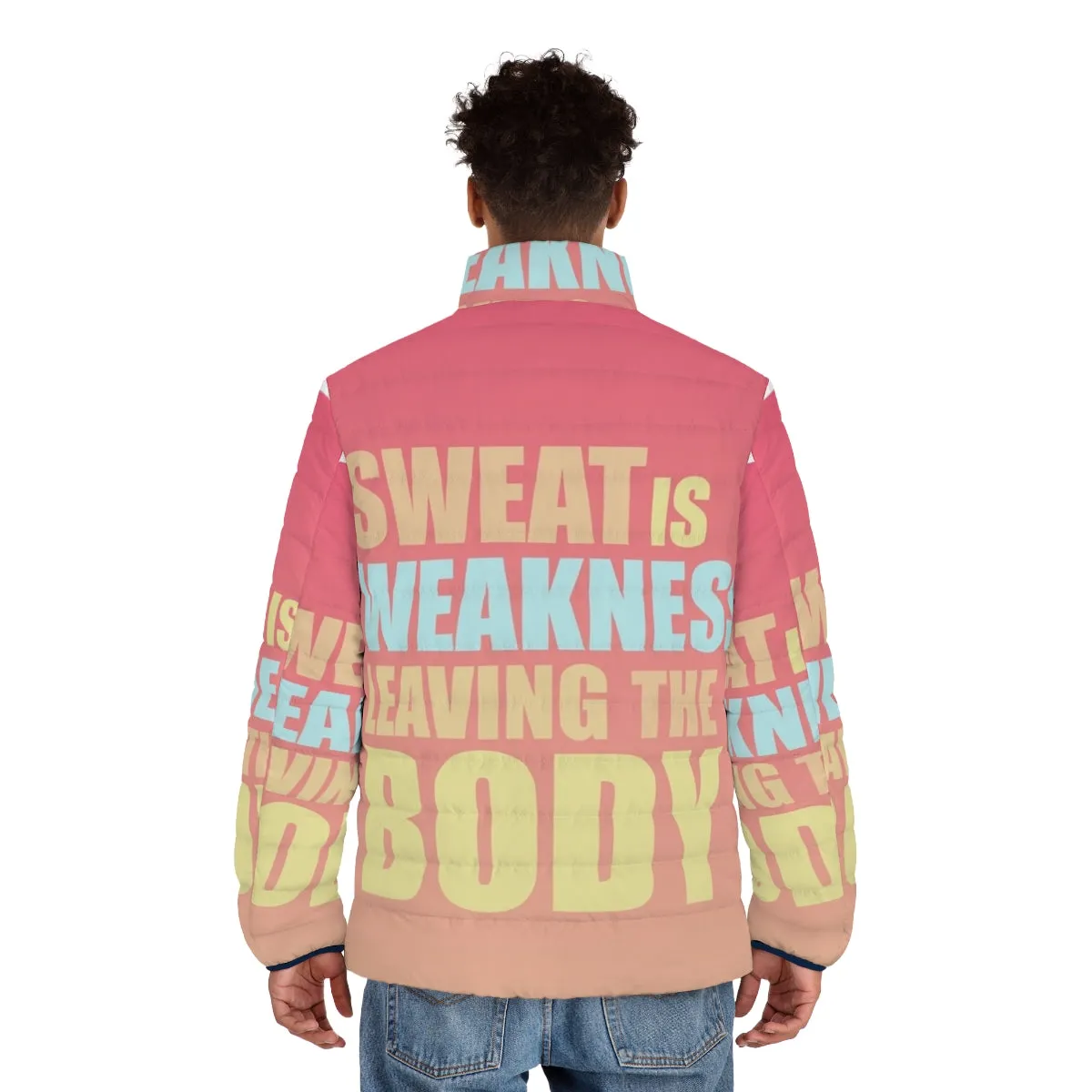 "Sweat-Proof Puffer Jacket: Conquer Fitness Like a 'Space Force' General"