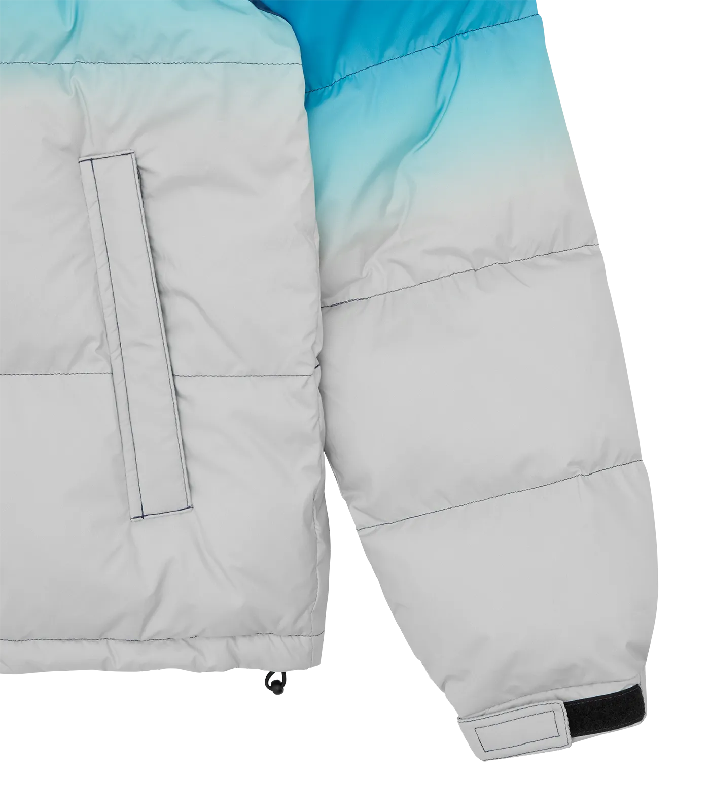 REFLECTIVE BB ASTRO PUFFER JACKET  - BLUE/GREY
