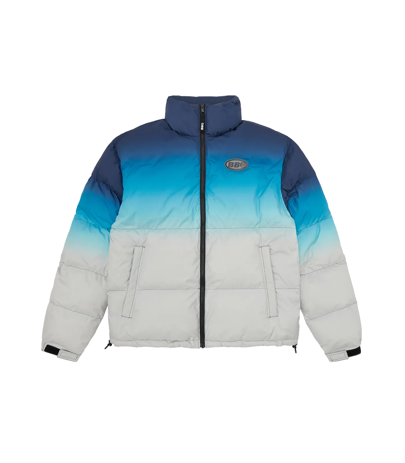 REFLECTIVE BB ASTRO PUFFER JACKET  - BLUE/GREY