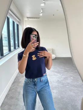 rosie tee (NAVY)