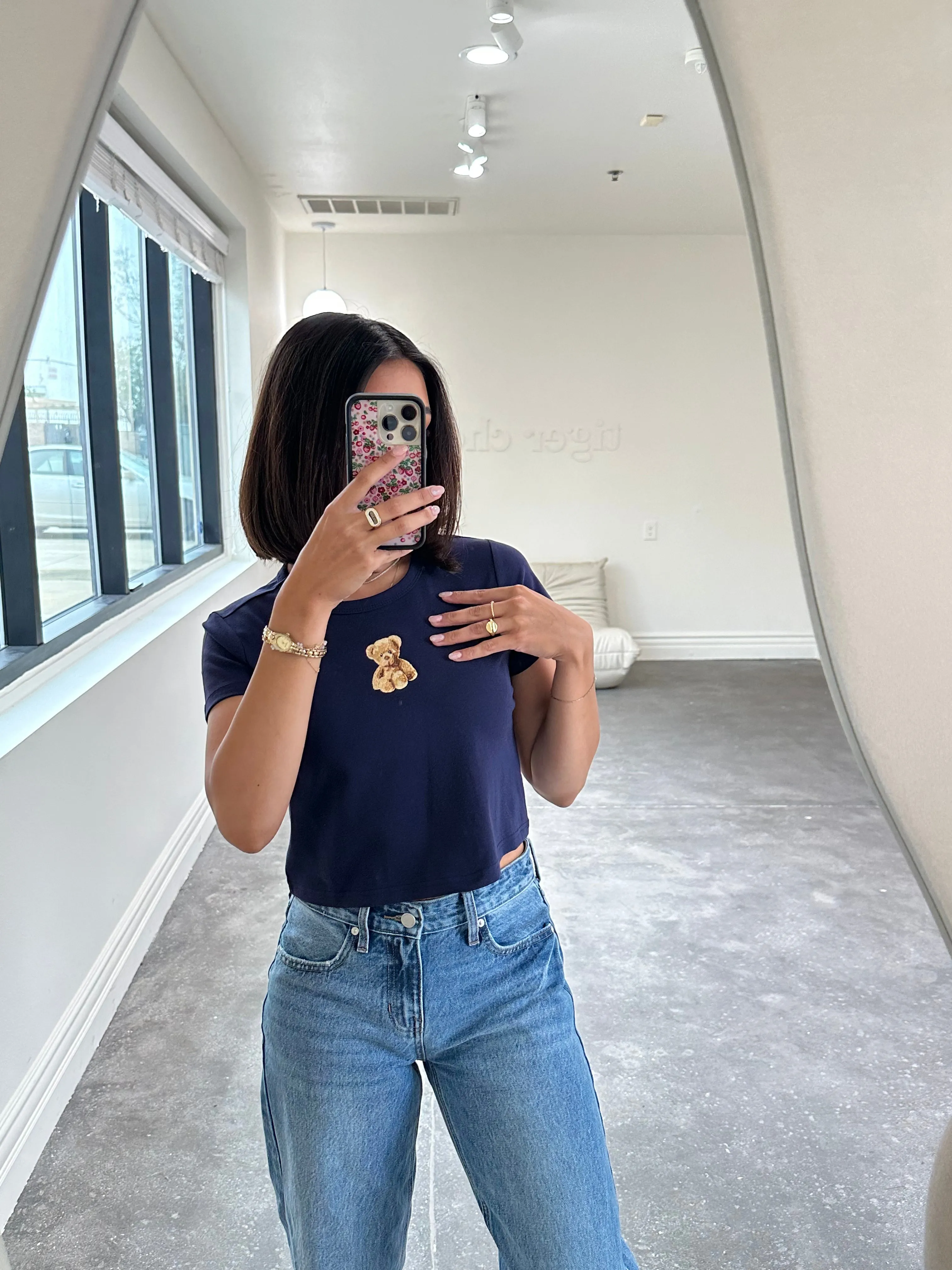 rosie tee (NAVY)