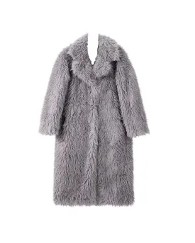 Sahara Faux Fur Overcoat