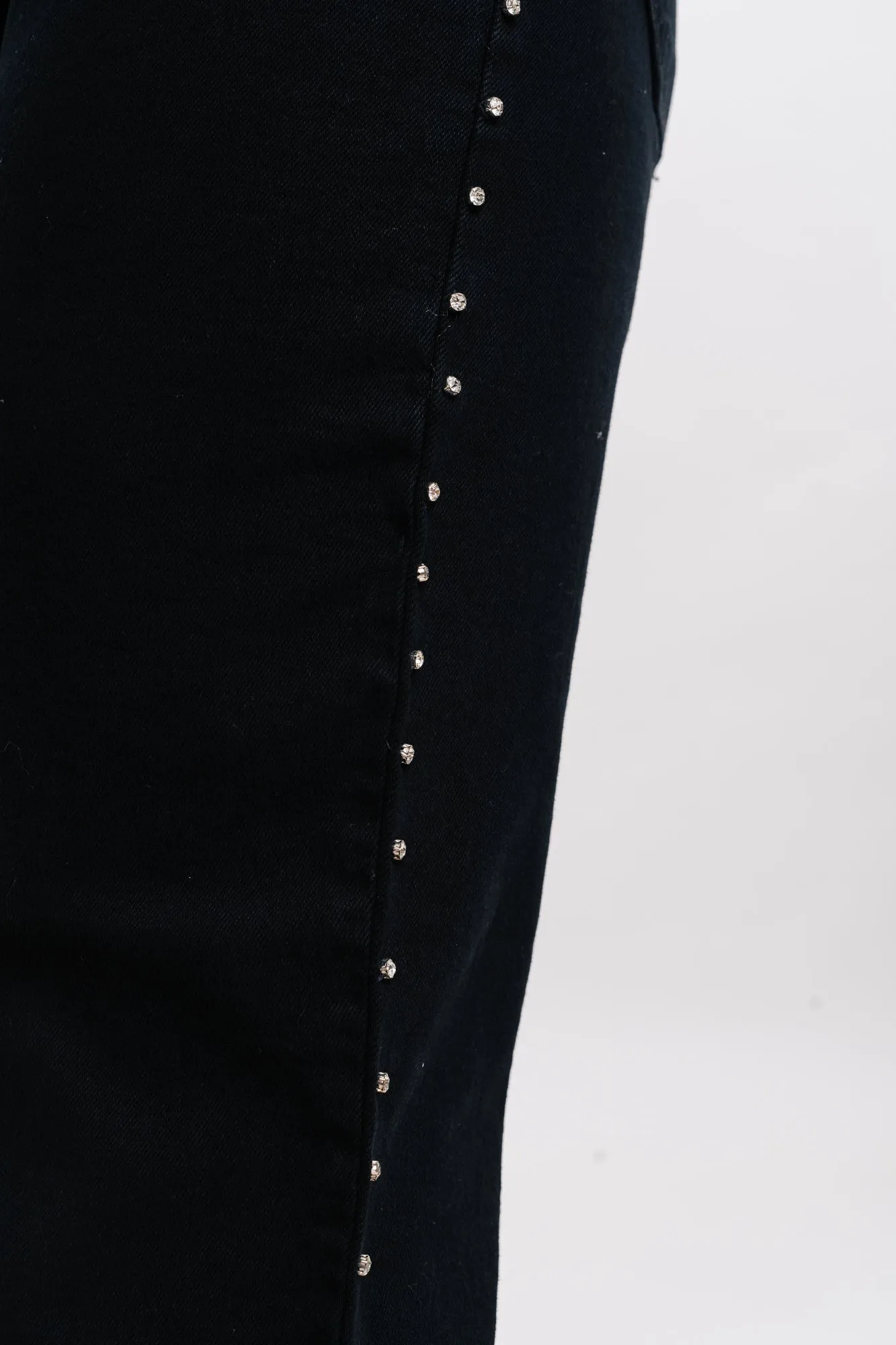 Scatter Around Black Straight Jeans