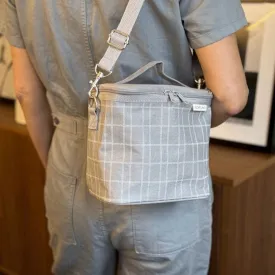 SoYoung Petite Linen Insulated Lunch Cooler Bag