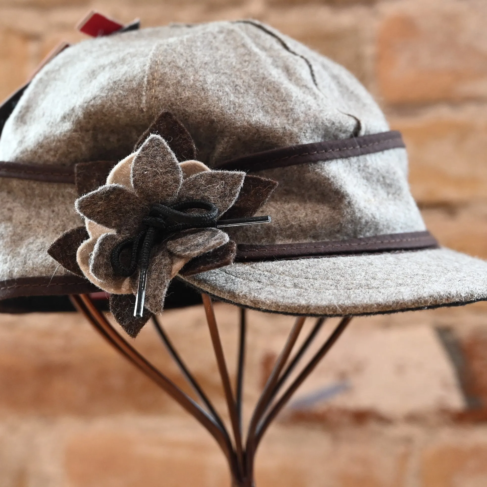 Stormy Kromer Petal Pusher Cap in Cobblestone