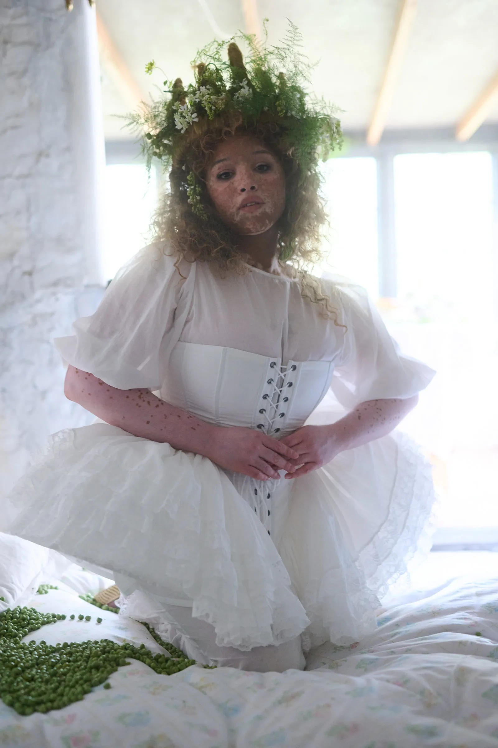 The Ivory Ruffle Cage