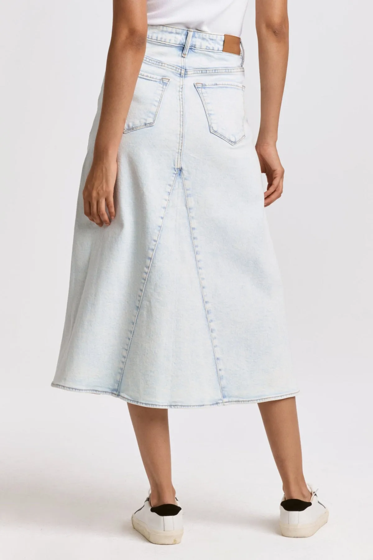 Venus Midi Denim Skirt