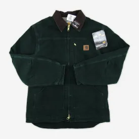 Vintage Carhartt C61 SPC (spruce) Sherpa Lined Sandstone Ridge Coat NWT Large Tall