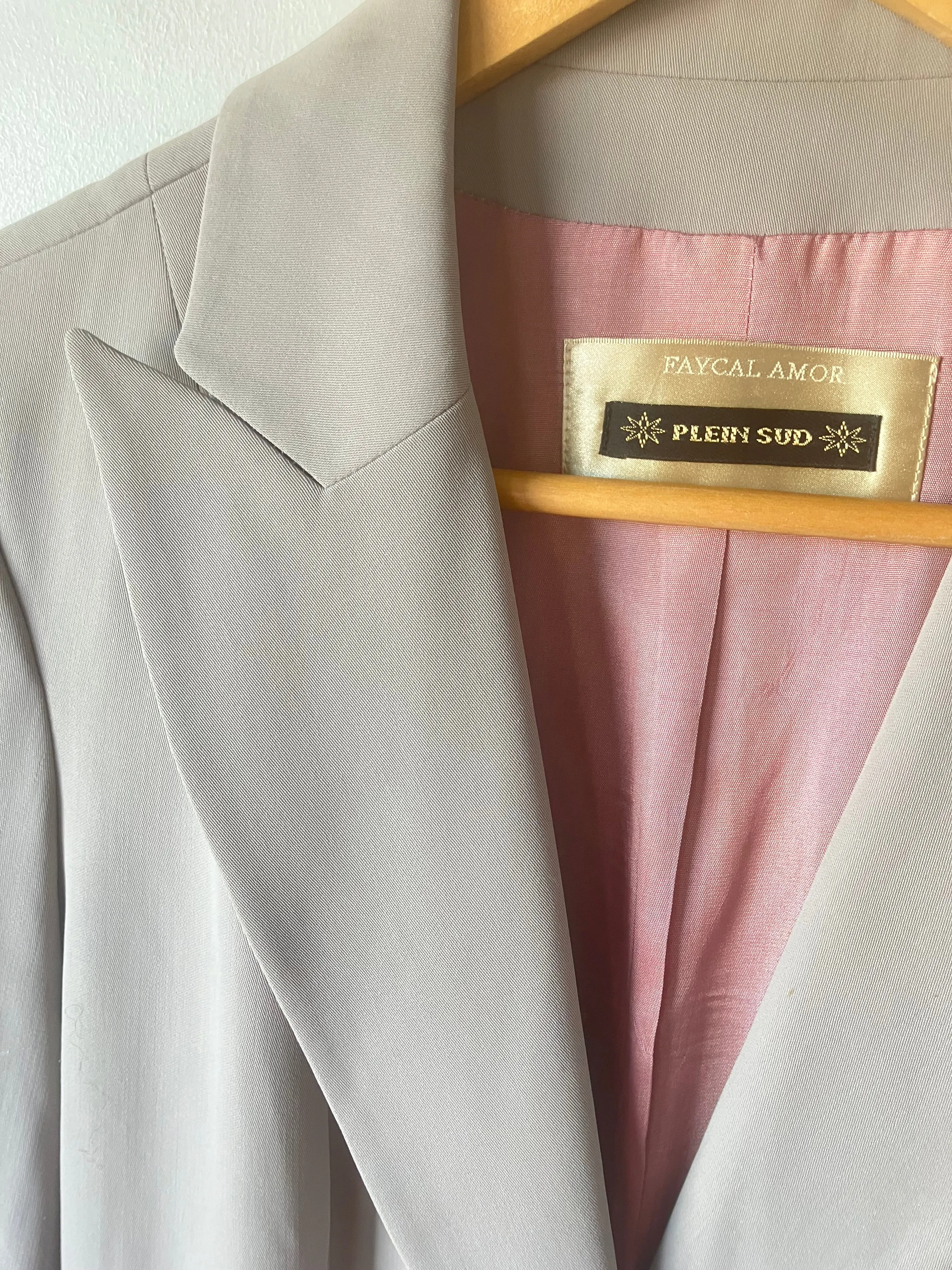 Vintage Plein Sud Grey Blazer