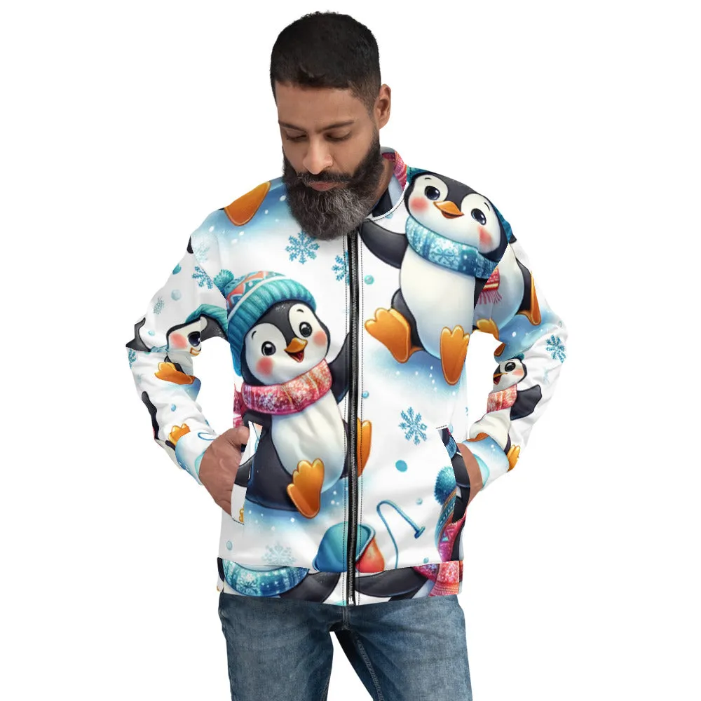 Whimsical Winter Wear Bomber Jacket