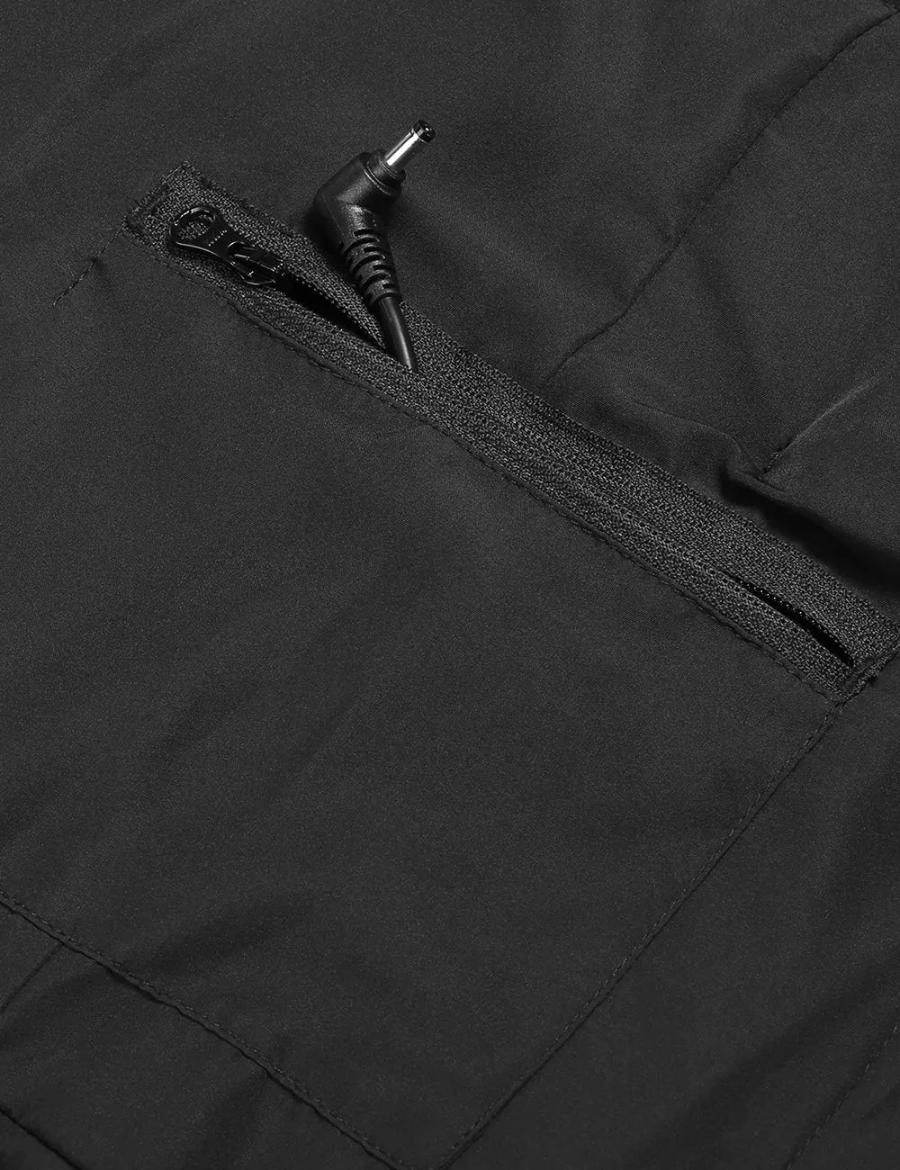 Women's Heated Lightweight Down Gilet - Black
