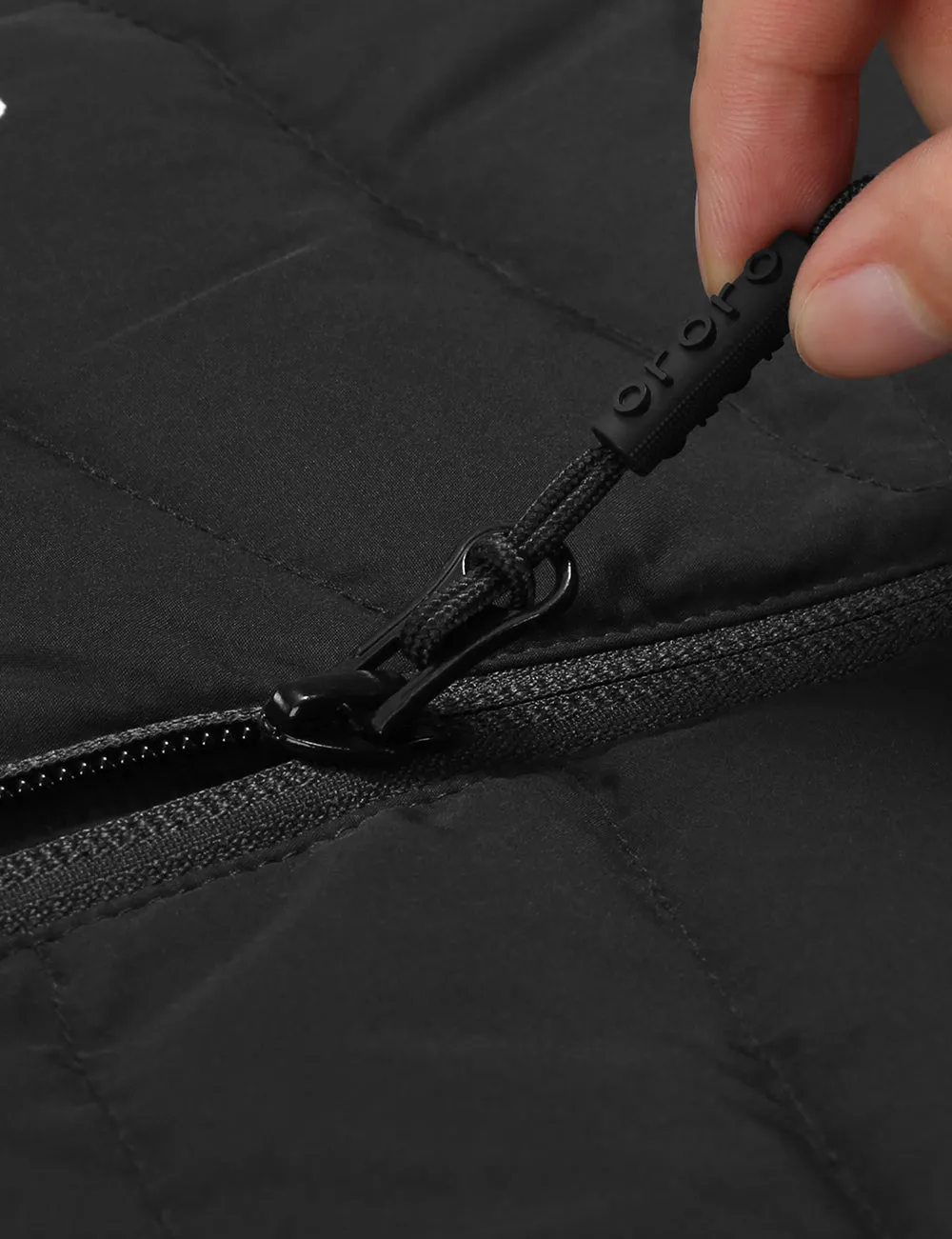 Women's Heated Lightweight Down Gilet - Black